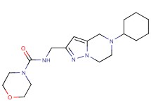 N-[(5-cyclohexyl-4,5,6,7-tetrahydropyrazolo[1,5-a]pyrazin-2-yl)methyl]morpholine-4-carboxamide