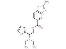N-[2-(diethylamino)-2-(2-furyl)ethyl]-2-methyl-1H-benzimidazole-5-carboxamide