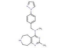 N,2-dimethyl-N-[4-(1H-pyrazol-1-yl)benzyl]-6,7,8,9-tetrahydro-5H-pyrimido[4,5-d]azepin-4-amine dihydrochloride
