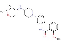 N-(3-{4-[(2,2-dimethyltetrahydro-2H-pyran-4-yl)amino]-1-piperidinyl}phenyl)-2-methoxybenzamide
