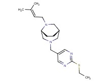 (1S*,5R*)-3-{[2-(ethylthio)pyrimidin-5-yl]methyl}-6-(3-methylbut-2-en-1-yl)-3,6-diazabicyclo[3.2.2]nonane
