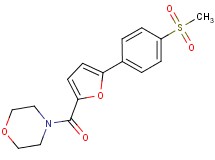 4-{5-[4-(methylsulfonyl)phenyl]-2-furoyl}morpholine