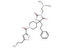 3-[2-(dimethylamino)ethyl]-5-(2-phenylethyl)-5-{1-[(5-propyl-3-isoxazolyl)carbonyl]-4-piperidinyl}-2,4-imidazolidinedione