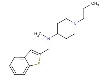 N-(1-benzothien-2-ylmethyl)-N-methyl-1-propyl-4-piperidinamine bis(trifluoroacetate)