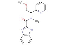 N-(2-methoxy-1-pyridin-2-ylethyl)-N-methyl-1H-benzimidazole-2-carboxamide