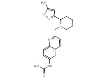 N-(2-{[2-(5-methylisoxazol-3-yl)piperidin-1-yl]methyl}quinolin-6-yl)acetamide