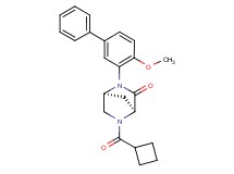 (1S*,4S*)-5-(cyclobutylcarbonyl)-2-(4-methoxy-3-biphenylyl)-2,5-diazabicyclo[2.2.1]heptan-3-one