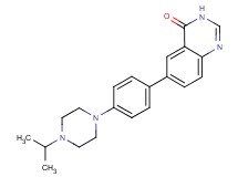 6-[4-(4-isopropylpiperazin-1-yl)phenyl]quinazolin-4(3H)-one