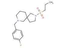 7-(4-fluorobenzyl)-2-(propylsulfonyl)-2,7-diazaspiro[4.5]decane