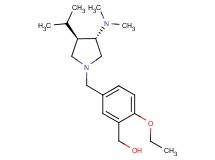 (5-{[(3S*,4R*)-3-(dimethylamino)-4-isopropyl-1-pyrrolidinyl]methyl}-2-ethoxyphenyl)methanol