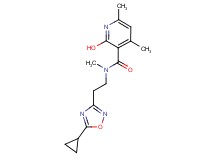 N-[2-(5-cyclopropyl-1,2,4-oxadiazol-3-yl)ethyl]-2-hydroxy-N,4,6-trimethylnicotinamide