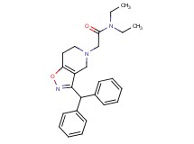 2-[3-(diphenylmethyl)-6,7-dihydroisoxazolo[4,5-c]pyridin-5(4H)-yl]-N,N-diethylacetamide