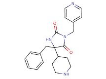 5-benzyl-5-(4-piperidinyl)-3-(4-pyridinylmethyl)-2,4-imidazolidinedione dihydrochloride
