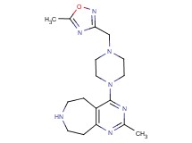 2-methyl-4-{4-[(5-methyl-1,2,4-oxadiazol-3-yl)methyl]piperazin-1-yl}-6,7,8,9-tetrahydro-5H-pyrimido[4,5-d]azepine