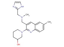 1-(3-{[(1H-imidazol-2-ylmethyl)(methyl)amino]methyl}-6-methyl-2-quinolinyl)-3-piperidinol