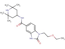 1-(2-ethoxyethyl)-2-oxo-N-(2,2,6,6-tetramethylpiperidin-4-yl)-2,3-dihydro-1H-benzimidazole-5-carboxamide
