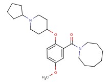 1-{2-[(1-cyclopentyl-4-piperidinyl)oxy]-5-methoxybenzoyl}azocane