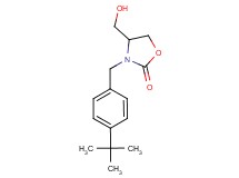 3-(4-tert-butylbenzyl)-4-(hydroxymethyl)-1,3-oxazolidin-2-one