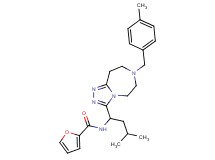 N-{3-methyl-1-[7-(4-methylbenzyl)-6,7,8,9-tetrahydro-5H-[1,2,4]triazolo[4,3-d][1,4]diazepin-3-yl]butyl}-2-furamide