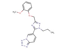 6-{3-[(2-methoxyphenoxy)methyl]-1-propyl-1H-1,2,4-triazol-5-yl}tetrazolo[1,5-a]pyridine