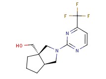 [(3aS*,6aS*)-2-[4-(trifluoromethyl)pyrimidin-2-yl]hexahydrocyclopenta[c]pyrrol-3a(1H)-yl]methanol