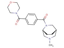 (1S*,5R*)-3-methyl-6-[4-(4-morpholinylcarbonyl)benzoyl]-3,6-diazabicyclo[3.2.2]nonane
