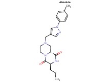 (3S,9aR)-8-{[1-(4-methylphenyl)-1H-pyrazol-4-yl]methyl}-3-propyltetrahydro-2H-pyrazino[1,2-a]pyrazine-1,4(3H,6H)-dione