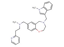 N-methyl-N-({4-[(1-methyl-1H-indol-3-yl)methyl]-2,3,4,5-tetrahydro-1,4-benzoxazepin-7-yl}methyl)-2-(2-pyridinyl)ethanamine