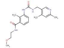 3-[({[(4,6-dimethylpyridin-3-yl)methyl]amino}carbonyl)amino]-N-(2-methoxyethyl)-2-methylbenzamide