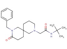 2-(8-benzyl-9-oxo-2,8-diazaspiro[5.5]undec-2-yl)-N-(tert-butyl)acetamide