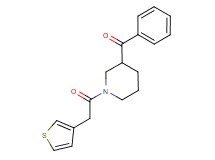 phenyl[1-(3-thienylacetyl)-3-piperidinyl]methanone