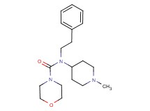 N-(1-methyl-4-piperidinyl)-N-(2-phenylethyl)-4-morpholinecarboxamide