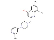 6,8-dimethyl-2-{[4-(2-methylpyridin-4-yl)piperazin-1-yl]methyl}quinolin-4-ol