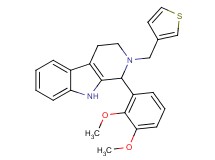 1-(2,3-dimethoxyphenyl)-2-(3-thienylmethyl)-2,3,4,9-tetrahydro-1H-beta-carboline
