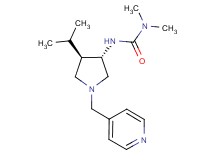 N'-[(3S*,4R*)-4-isopropyl-1-(4-pyridinylmethyl)-3-pyrrolidinyl]-N,N-dimethylurea