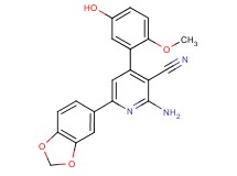 2-amino-6-(1,3-benzodioxol-5-yl)-4-(5-hydroxy-2-methoxyphenyl)nicotinonitrile