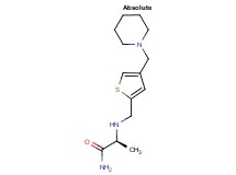 N~2~-{[4-(1-piperidinylmethyl)-2-thienyl]methyl}-L-alaninamide