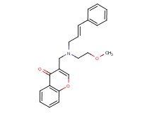 3-({(2-methoxyethyl)[(2E)-3-phenylprop-2-en-1-yl]amino}methyl)-4H-chromen-4-one
