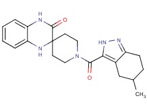 1-[(5-methyl-4,5,6,7-tetrahydro-2H-indazol-3-yl)carbonyl]-1',4'-dihydro-3'H-spiro[piperidine-4,2'-quinoxalin]-3'-one
