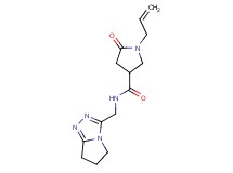 1-allyl-N-(6,7-dihydro-5H-pyrrolo[2,1-c][1,2,4]triazol-3-ylmethyl)-5-oxo-3-pyrrolidinecarboxamide