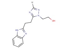 2-{5-[2-(1H-benzimidazol-2-yl)ethyl]-1H-1,2,4-triazol-1-yl}ethanol