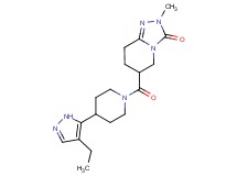 6-{[4-(4-ethyl-1H-pyrazol-5-yl)piperidin-1-yl]carbonyl}-2-methyl-5,6,7,8-tetrahydro[1,2,4]triazolo[4,3-a]pyridin-3(2H)-one