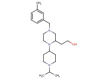 2-[1-(1-isopropyl-4-piperidinyl)-4-(3-methylbenzyl)-2-piperazinyl]ethanol