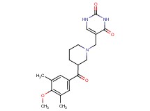 5-{[3-(4-methoxy-3,5-dimethylbenzoyl)piperidin-1-yl]methyl}pyrimidine-2,4(1H,3H)-dione