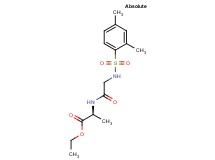 ethyl (2S)-2-[({[(2,4-dimethylphenyl)sulfonyl]amino}acetyl)amino]propanoate