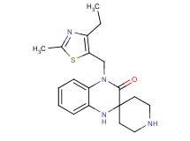 4'-[(4-ethyl-2-methyl-1,3-thiazol-5-yl)methyl]-1',4'-dihydro-3'H-spiro[piperidine-4,2'-quinoxalin]-3'-one hydrochloride