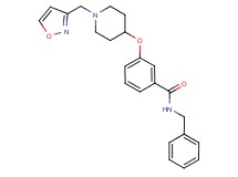 N-benzyl-3-{[1-(3-isoxazolylmethyl)-4-piperidinyl]oxy}benzamide