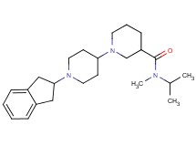 1'-(2,3-dihydro-1H-inden-2-yl)-N-isopropyl-N-methyl-1,4'-bipiperidine-3-carboxamide