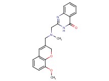 2-{[[(8-methoxy-2H-chromen-3-yl)methyl](methyl)amino]methyl}-4(3H)-quinazolinone