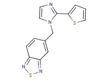 5-{[2-(2-thienyl)-1H-imidazol-1-yl]methyl}-2,1,3-benzothiadiazole
